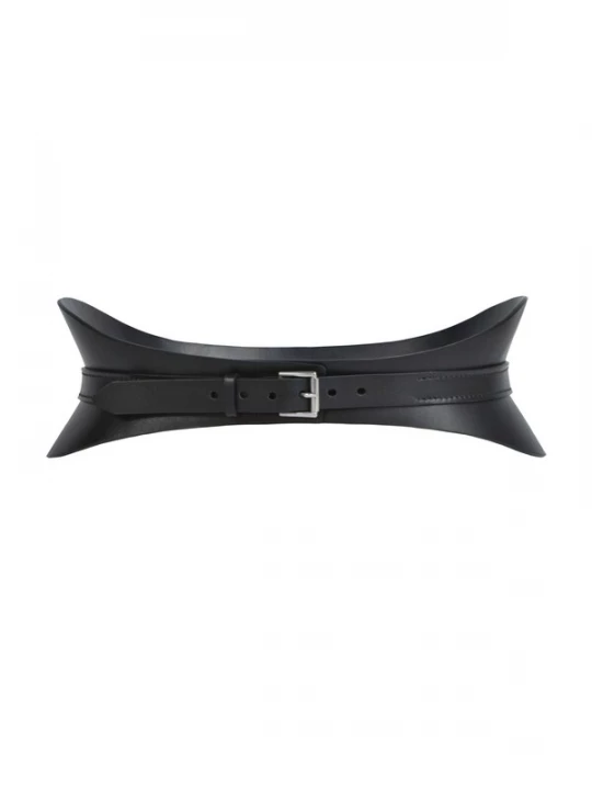Foto van product Haute Cuir Riem 'Crescent Corset Belt' zwart