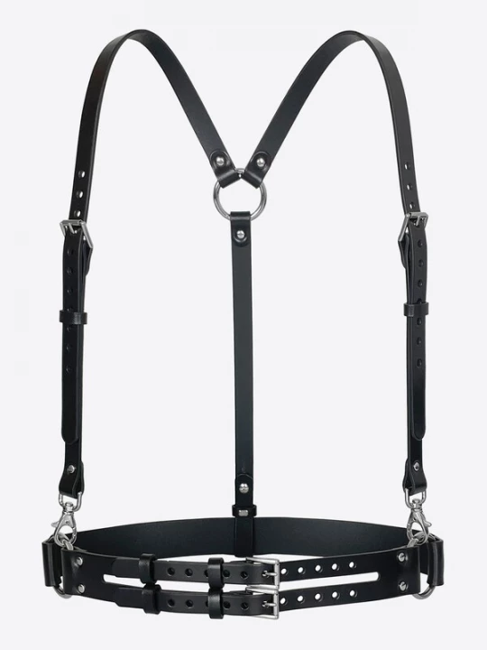 Foto van product Haute Cuir Riem 'Mun Suspender Harness' zwart