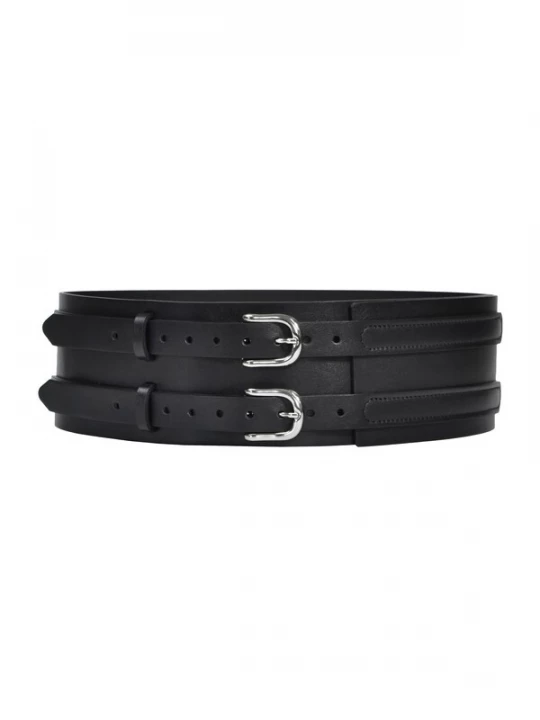 Foto van product Haute Cuir Riem 'Patrician Wide Belt' zwart