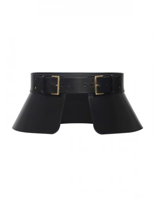 Foto van product Haute Cuir Riem 'Peplum Corset Belt' zwart
