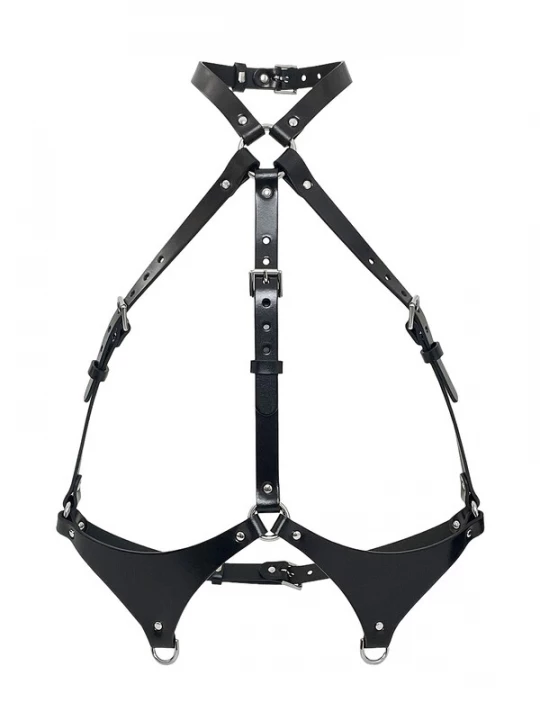 Foto van product Haute Cuir Riem 'Rhoia' zwart