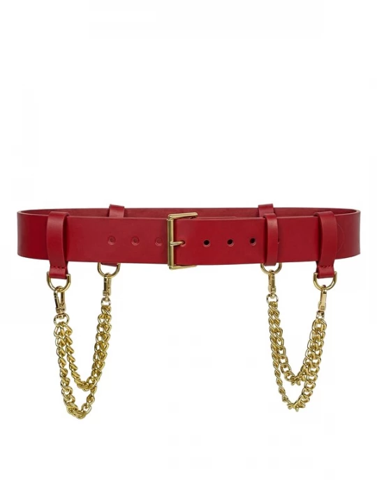 Foto van product Haute Cuir Riem rood