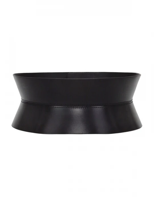 Foto van product Haute Cuir Riem 'Sablier Corset Belt' zwart