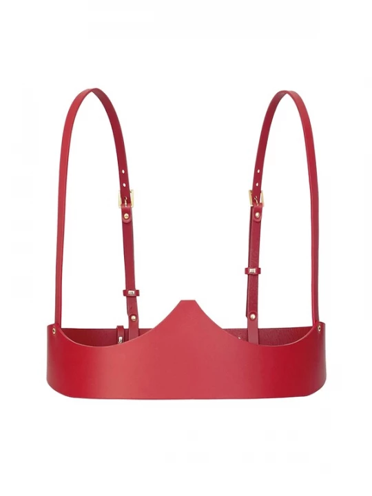 Foto van product Haute Cuir Riem 'Venus Underbust Harness' rood