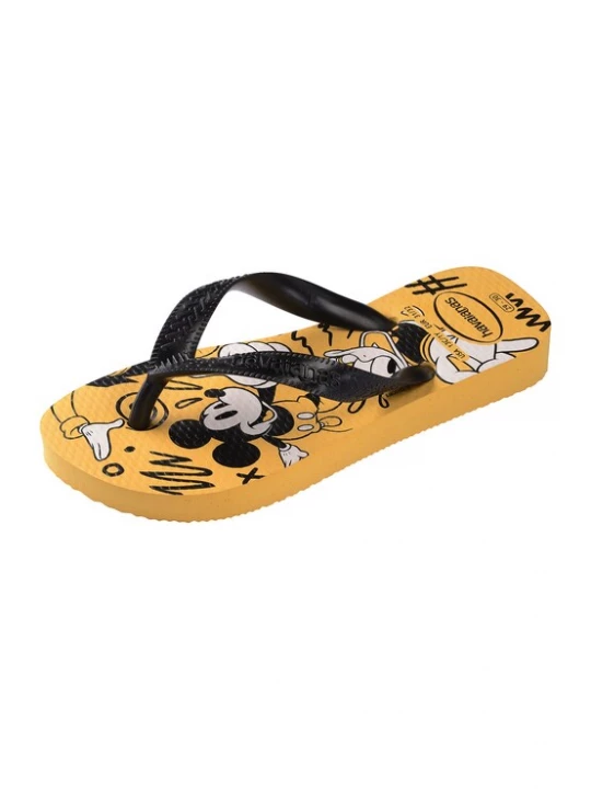 Foto van product HAVAIANAS Open schoenen 'Disney' geel / zwart / wit