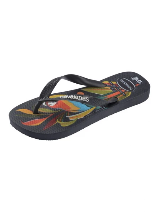Foto van product HAVAIANAS Teenslipper 'Ipe' cyaan blauw / kiwi / zwart / wit