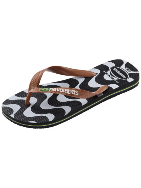 Foto van product HAVAIANAS Teenslipper 'Top Copacabana' bruin / zwart / wit