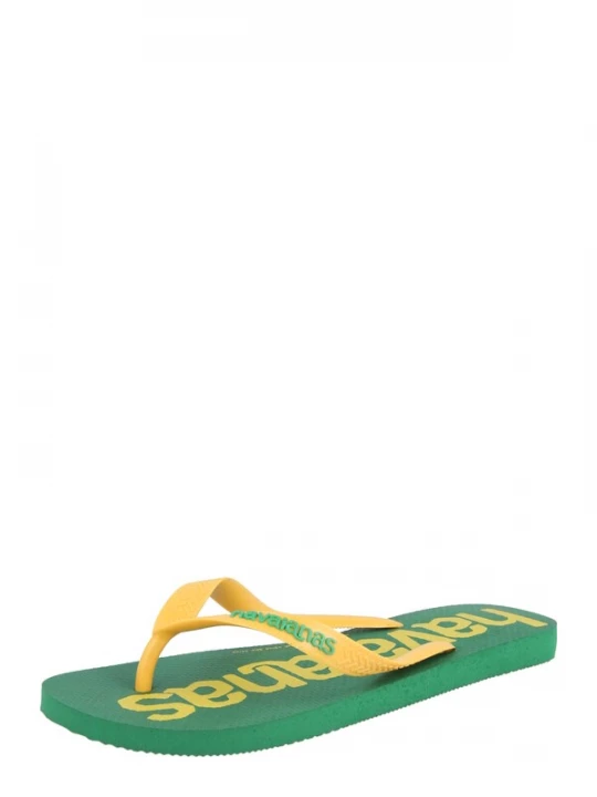 Foto van product HAVAIANAS Teenslipper 'TOP LOGOMANIA 2' geel / groen