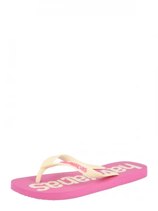 Foto van product HAVAIANAS Teenslipper 'TOP LOGOMANIA 2' lichtgeel / pink