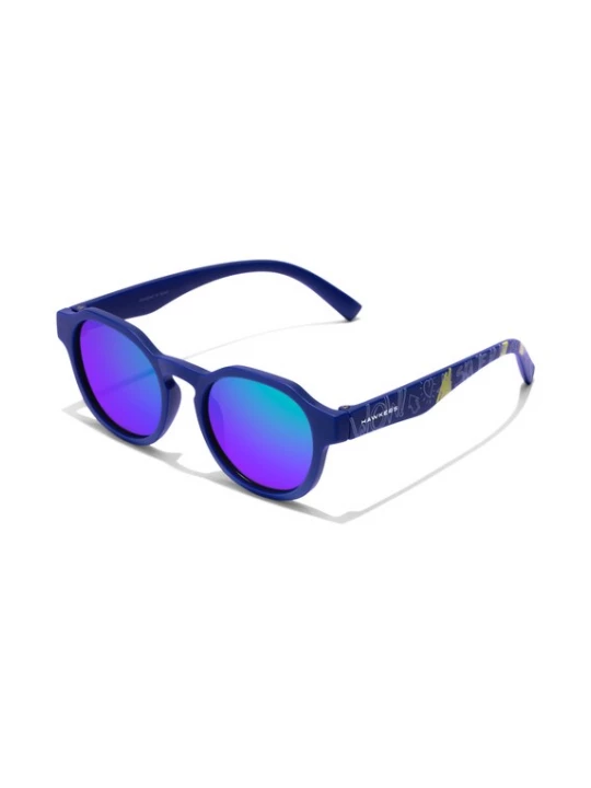 Foto van product HAWKERS Zonnebril 'Warwick' donkerblauw / mosterd / wit