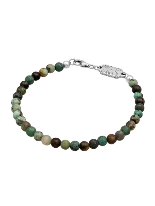 Foto van product Haze&Glory Armband bruin / groen / lichtgroen