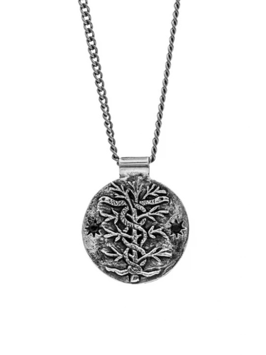 Foto van product Haze&Glory Ketting 'Antidote' zwart / zilver