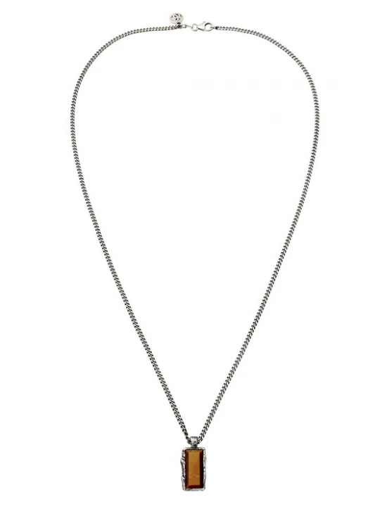 Foto van product Haze&Glory Ketting bruin / zilver