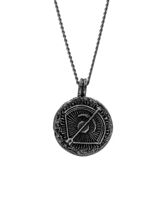 Foto van product Haze&Glory Ketting 'Schütze' grijs / zwart