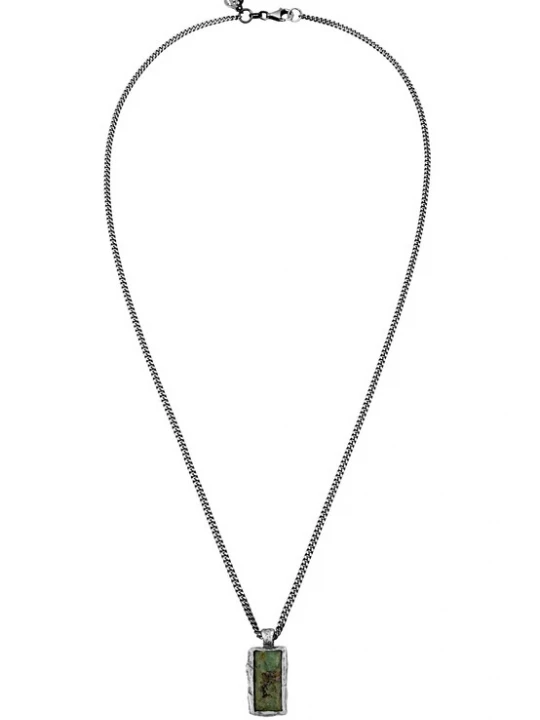 Foto van product Haze&Glory Ketting smaragd / zilver