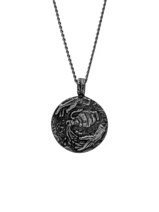 Foto van product Haze&Glory Ketting 'Wassermann' zilver