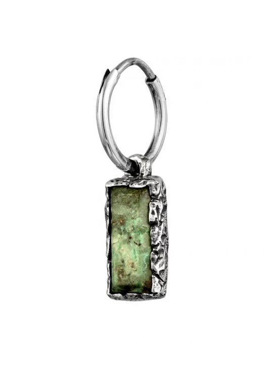 Foto van product Haze&Glory Oorbel groen / zilver