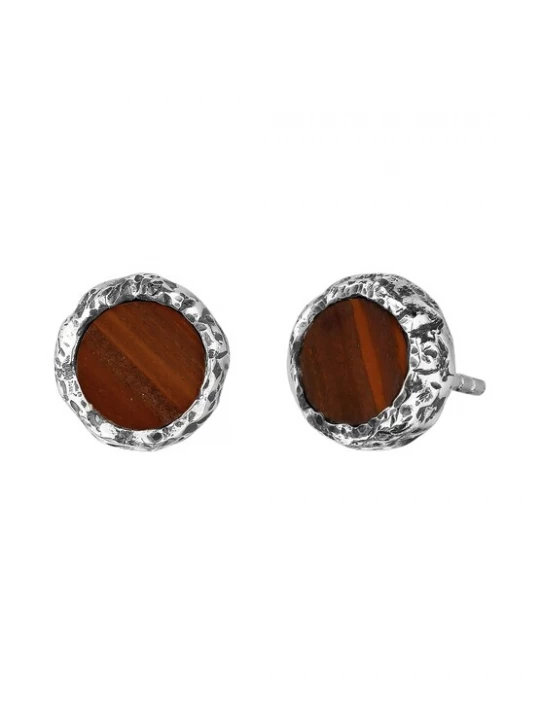 Foto van product Haze&Glory Oorbel rood / zilver