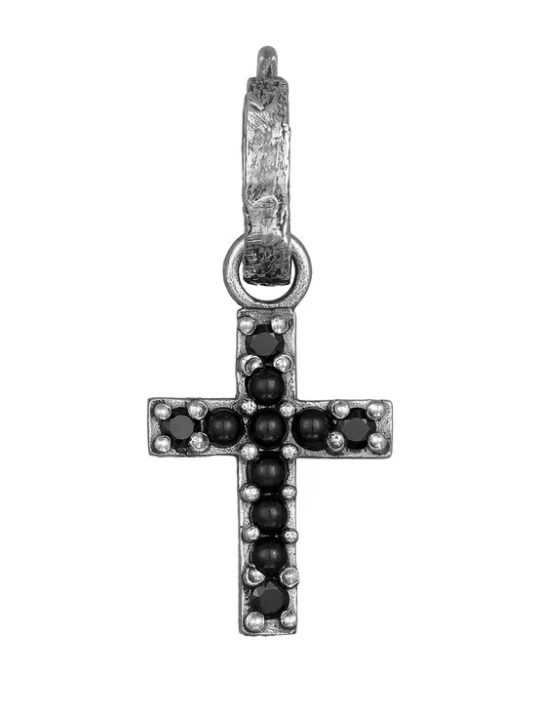 Foto van product Haze&Glory Oorbel zwart / zilver