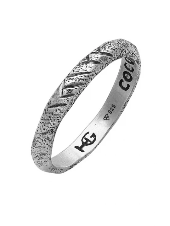 Foto van product Haze&Glory Ring 'Coconut Society Stacking' zilver