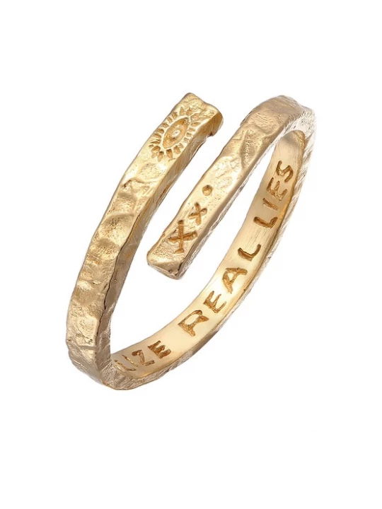 Foto van product Haze&Glory Ring 'Evil Eye' goud