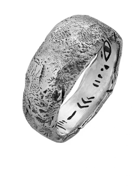 Foto van product Haze&Glory Ring 'Secret Spot' donkergrijs / zilver