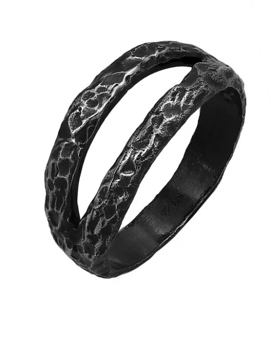 Foto van product Haze&Glory Ring 'Twin' antraciet