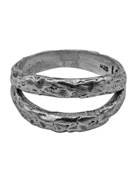 Foto van product Haze&Glory Ring 'Twin' zilver