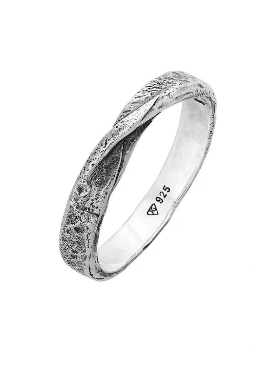 Foto van product Haze&Glory Ring 'Twisted' zilver