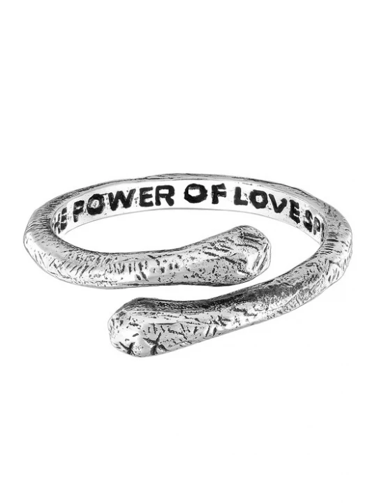 Foto van product Haze&Glory Ring 'X' zwart / zilver