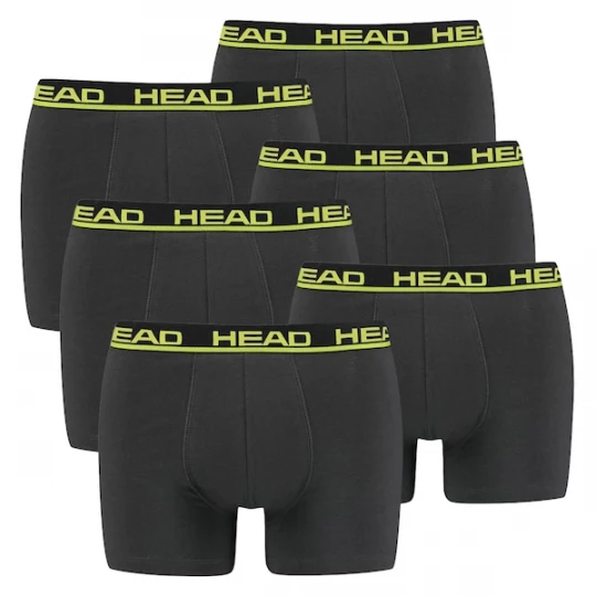 Foto van product HEAD Boxershorts geel / antraciet