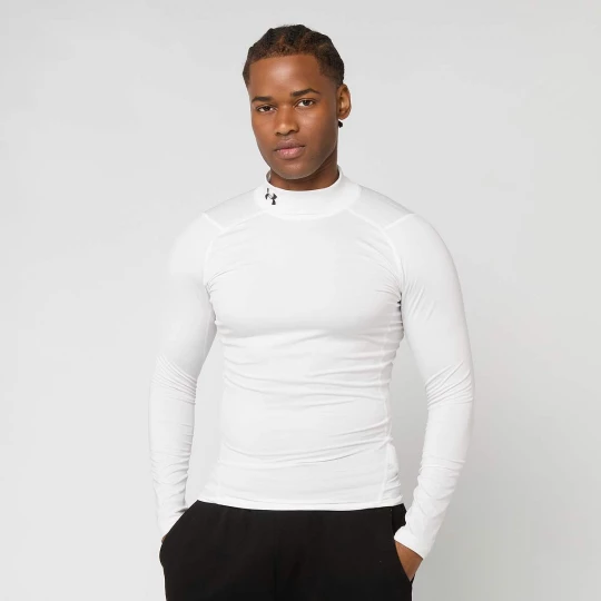 Foto van product HeatGear Compression Mock Long Sleeve Under Armour wit