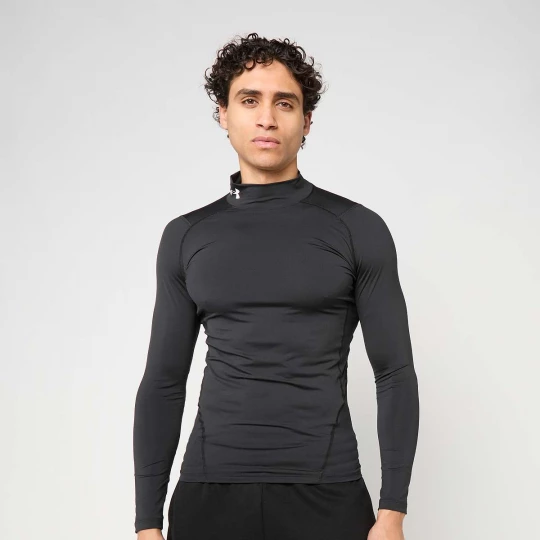 Foto van product HeatGear® Compression Mock Long Sleeve Under Armour zwart