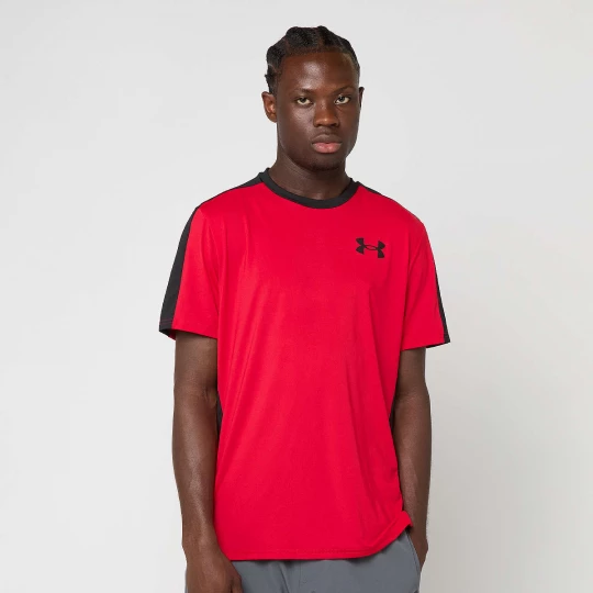 Foto van product Heatgear Wordmark Short Sleeve Tee Under Armour rood