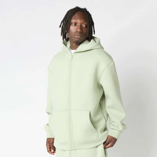 Foto van product Heavy Scuba Zip Hoody Urban Classics groen