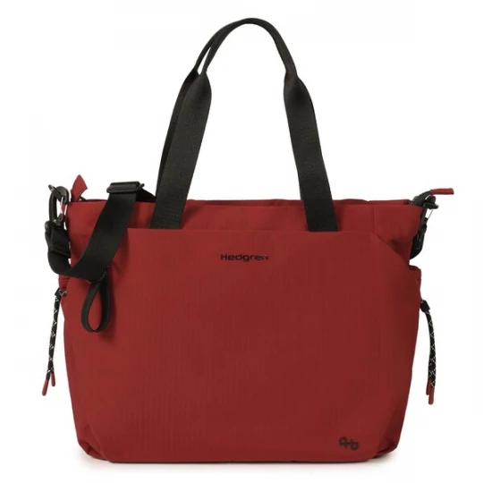 Foto van product Hedgren Shopper 'String Satoshi' rood / zwart