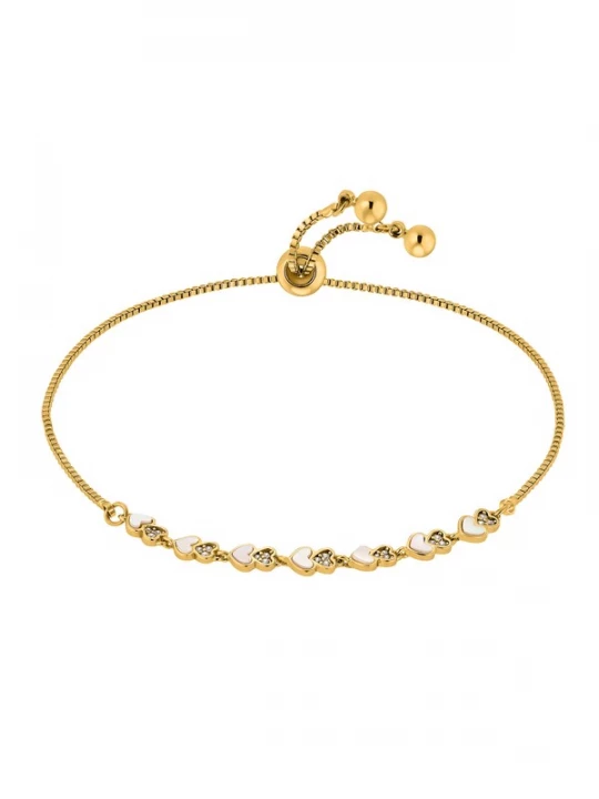 Foto van product Heideman Armband 'Alea' goud / transparant