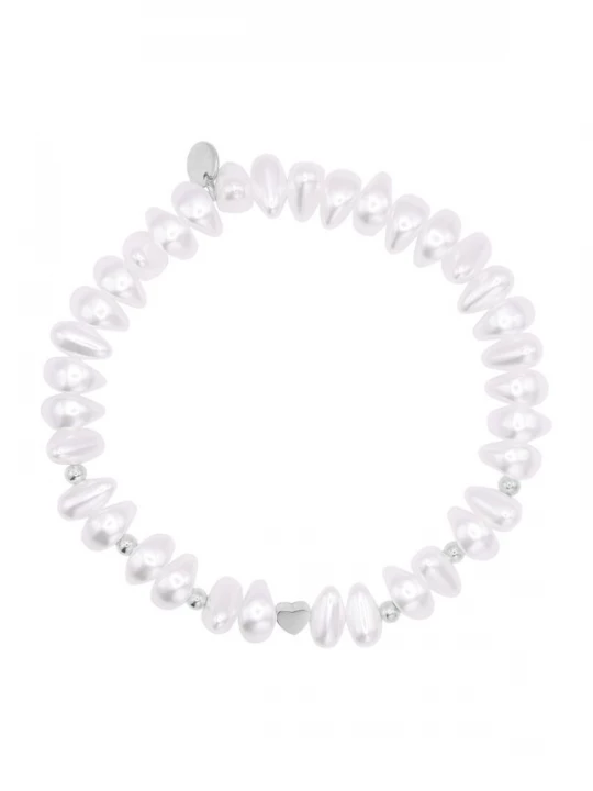 Foto van product Heideman Armband 'Celera ' zilver / parelwit