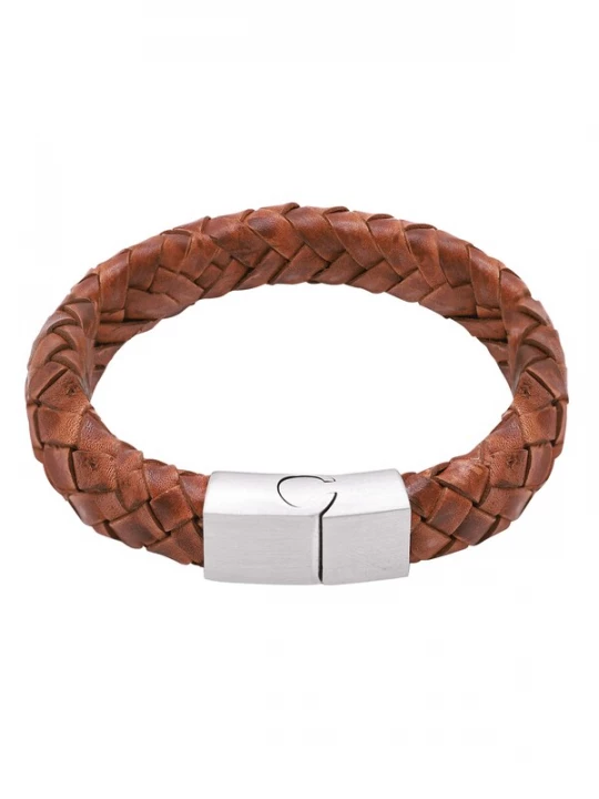 Foto van product Heideman Armband 'Enno' cognac