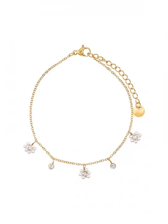 Foto van product Heideman Armband goud / wit