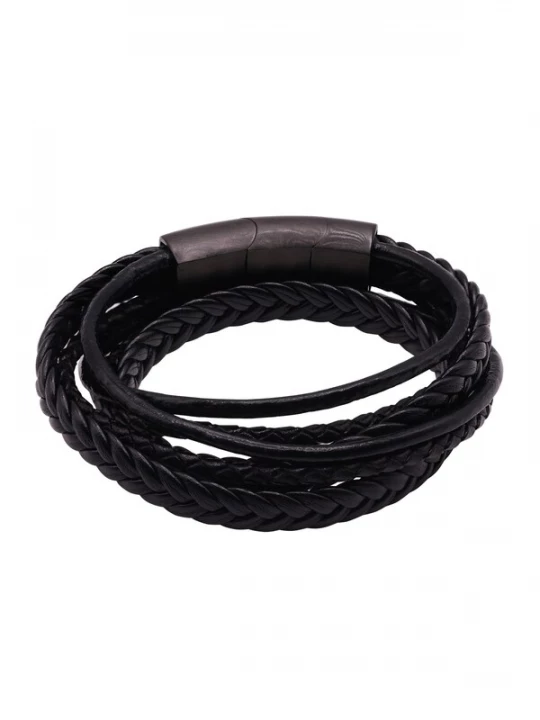 Foto van product Heideman Armband 'Lewis' zwart
