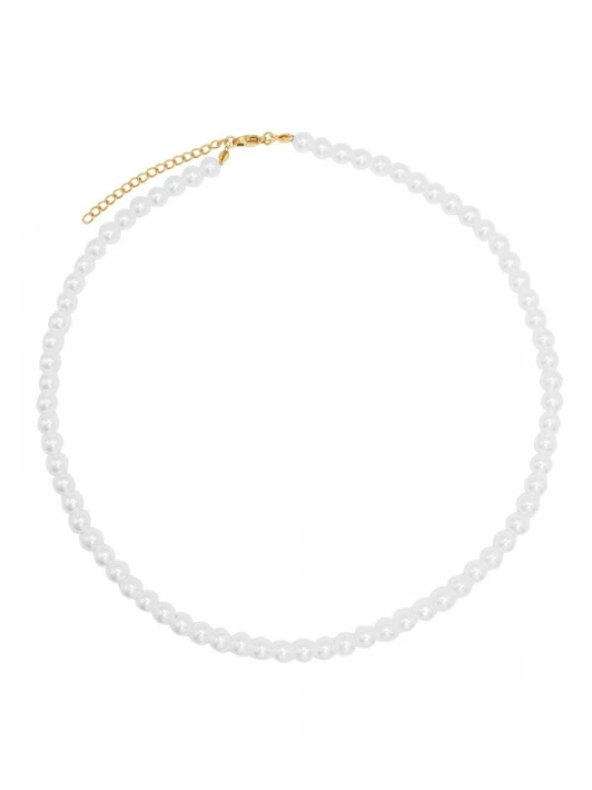 Foto van product Heideman Ketting 'Timon' goud / parelwit
