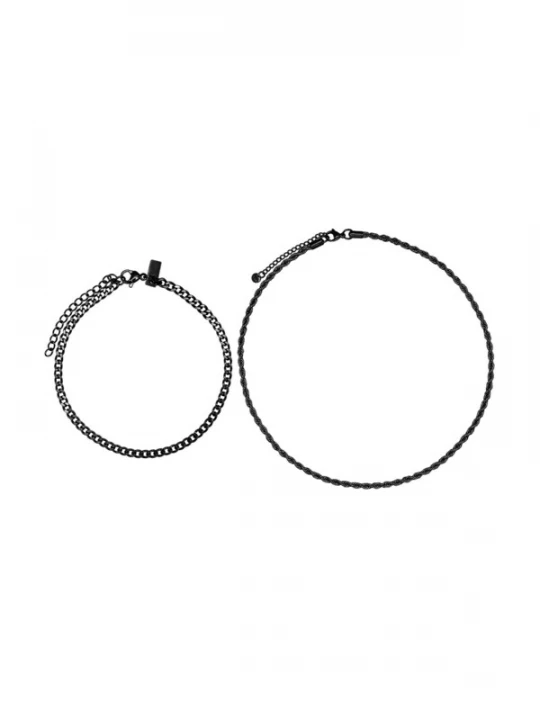 Foto van product Heideman Sieraden set 'Theo' zwart