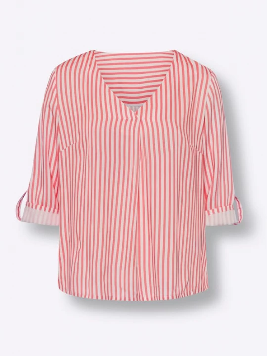 Foto van product heine Blouse beige / rood