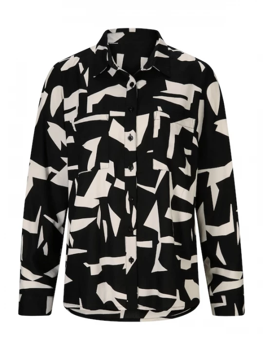 Foto van product heine Blouse crème / zwart