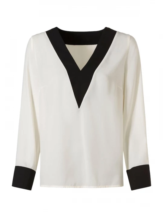 Foto van product heine Blouse ecru / zwart