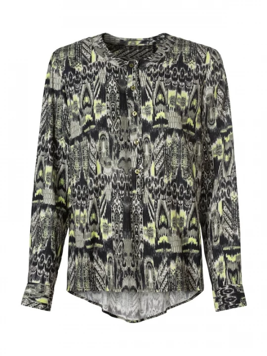 Foto van product heine Blouse groen / lichtgroen / zwart