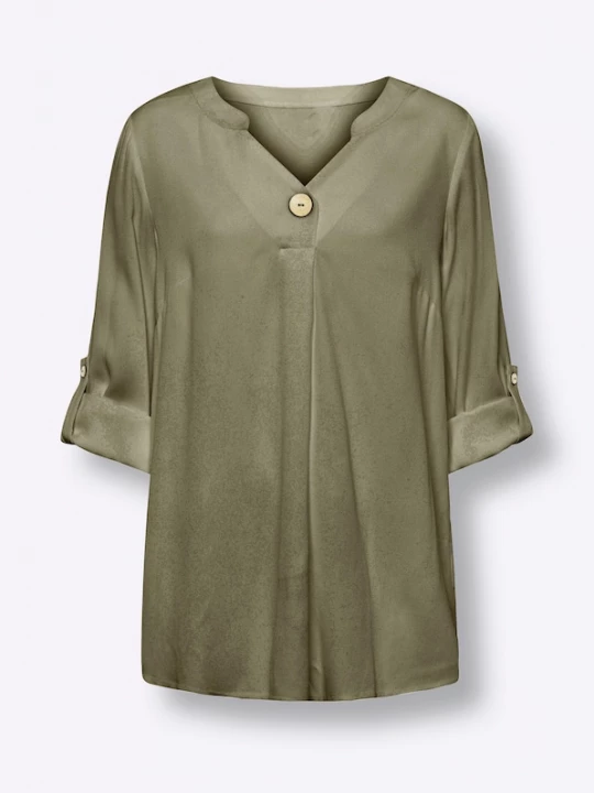 Foto van product heine Blouse olijfgroen