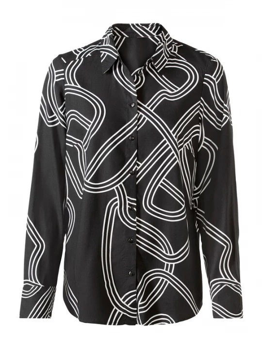 Foto van product heine Blouse zwart / wit