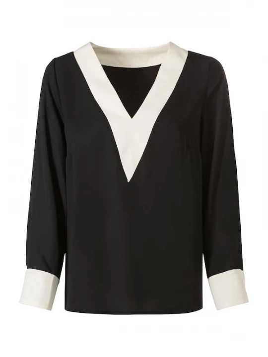 Foto van product heine Blouse zwart / wit